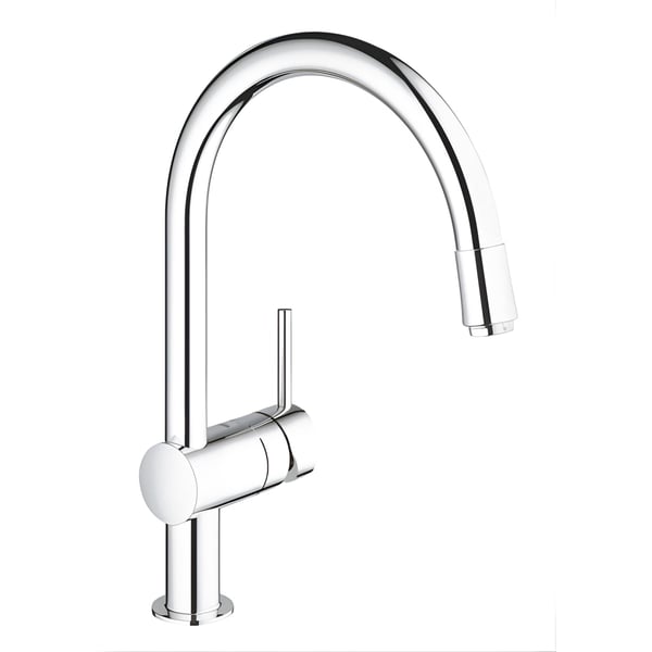 Grohe MINTA Chrome Pull-Out Kitchen Faucet with Warranty