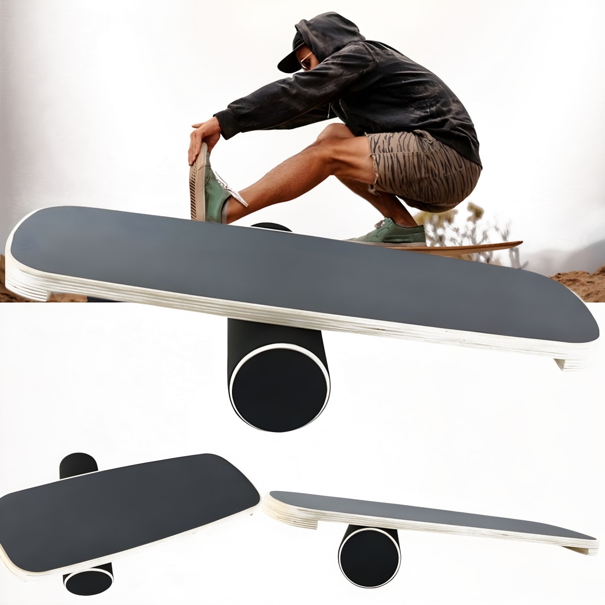 לוח איזון ושיווי משקל ספורטיבי balance board