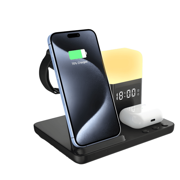 עמדת טעינה אלחוטית 6 ב-1 מהירה מדגם MQIW550 מבית MIRACASE