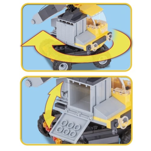 ערכת הרכבה לבניה יצירתית לילדים - 590 חלקים