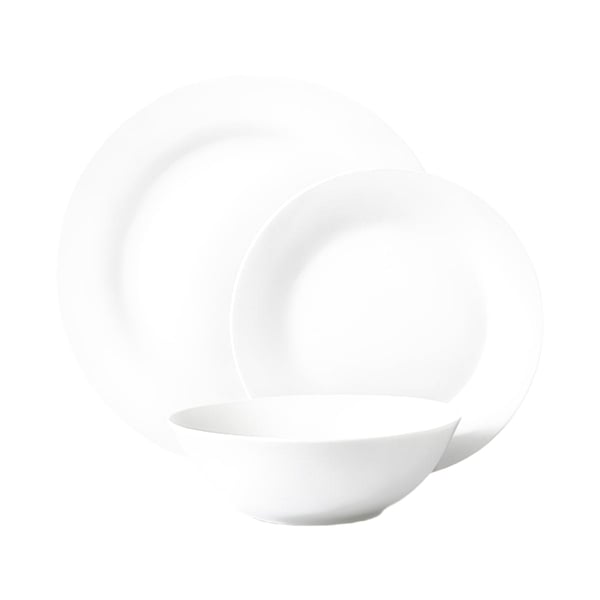 Elegant 18-Piece Porcelain Set - Culinary Experience Elevated