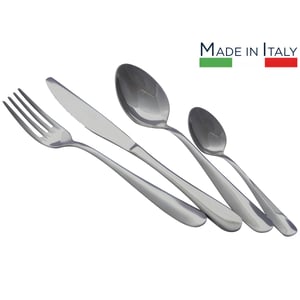Durable 24-Piece Cutlery Set - TWIST Model by Salvini Italy