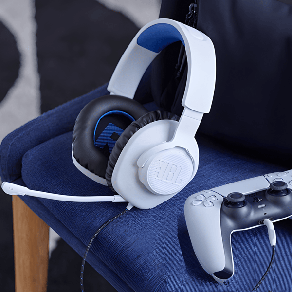 אוזניות משחקים JBL Quantum 100P - שמע היקפי ונוחות מירבית