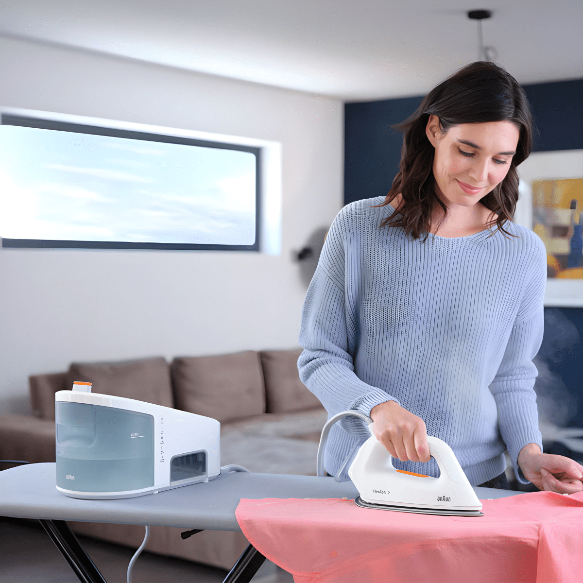 מגהץ קיטור BRAUN לעיון מהיר ומדויק