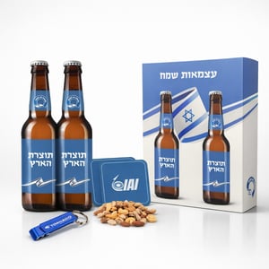 Premium Israeli Beer and Snack Gift Set