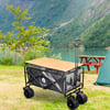 Durable Camping Cart with Thick Wheels and Foldable Table by CLIMAX