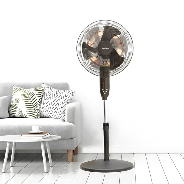 Elegant Silver Electric Pedestal Fan