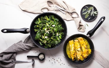 מארז מחבתות טיגון ציפוי יהלום מבית Happycall