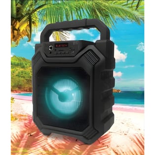 בידורית קריוקי עם בלוטוס נייד - דיסקו LED