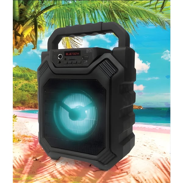 Portable Bluetooth Karaoke Speaker with LED Lights