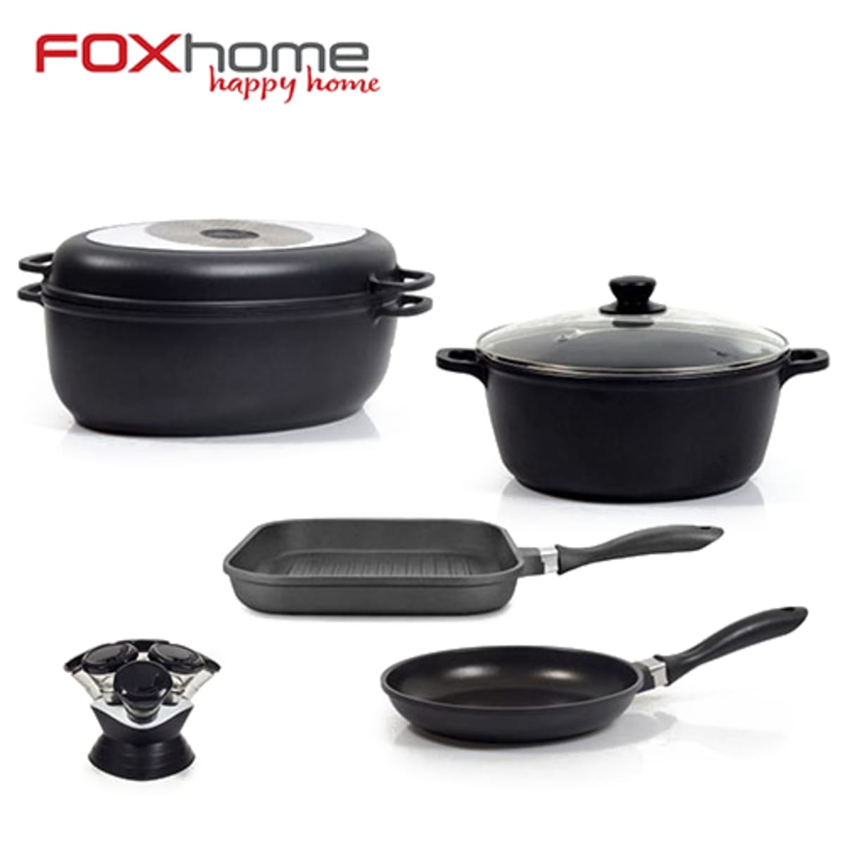 מארז סירים ומחבתות יוקרתי FOX HOME MAGMA