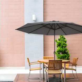 בסיס ושמשיה עגולה 3 מטר עם הגנת UV מבית GPT