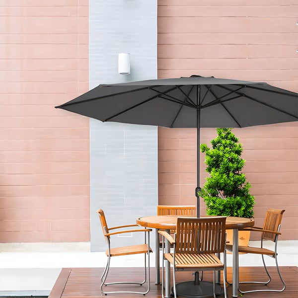 3M Round Umbrella with UV Protection and Base by GPT