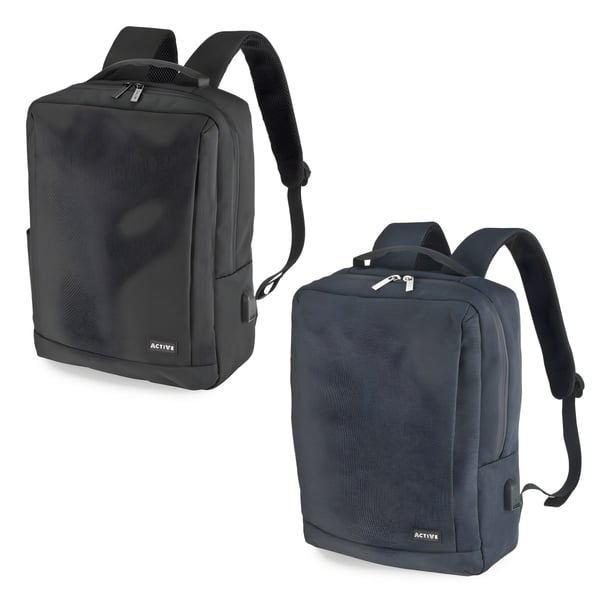 Eco-Friendly Laptop Backpack with USB Port