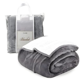 Double Sherpa Blanket with Thick Fabric - Nepal