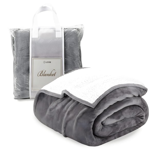 שמיכת שארפה זוגית עם בד עבה ומגע מפנק - נפאל