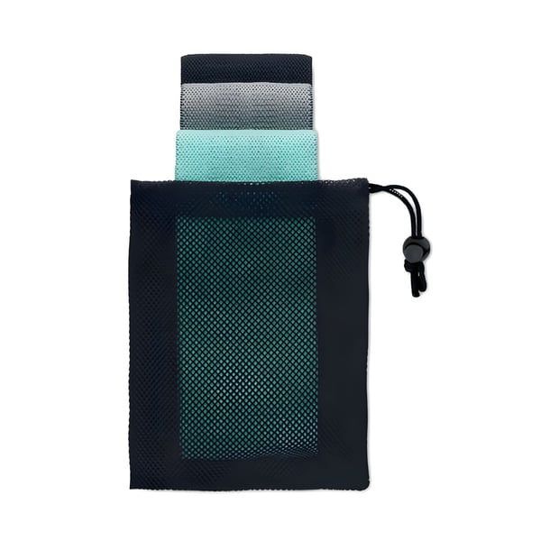 Set of 3 Mixed-Fabric Fitness Bands with Varying Resistance