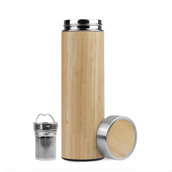 Premium Bamboo Infuser Bottle - Unique Beverage Solution