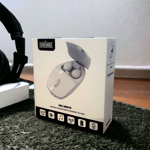 עכבר מחשב אלחוטי עם אוזניות TWS מבית רובוטיקס