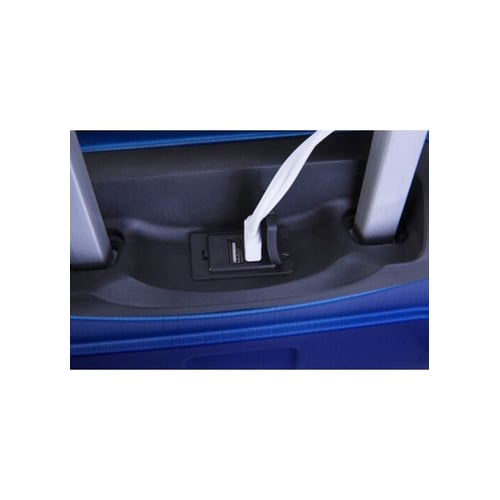 מזוודת עליה למטוס קשיחה עם תא לפטופ POLOSWISS BRUSH 20 אינץ'