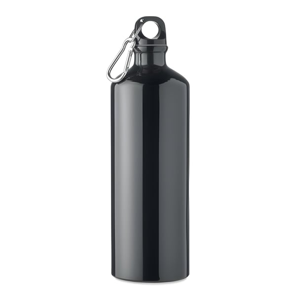 Large Aluminum Bottle with Carabiner – 1000ml