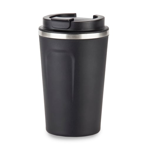 כוס תרמית מנירוסטה לבנה לשתייה חמה וקרה 380 מל