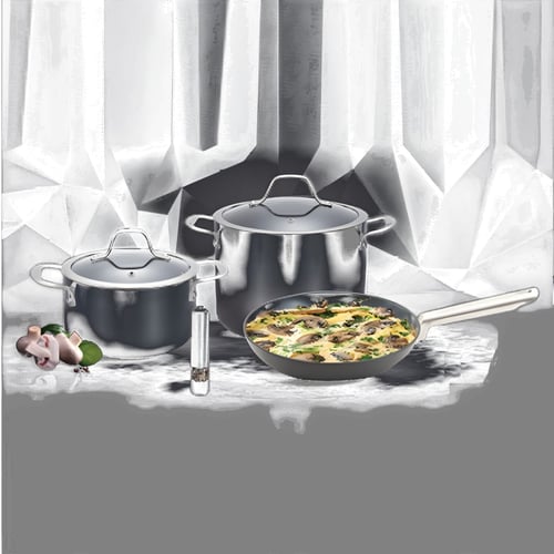 Complete Cooking Set Iron Spray by NAAMAN - 6 Pieces