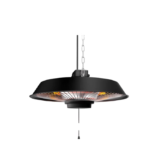 פטריית חימום חשמלית תלויה עם נורת הלוגן בעוצמה 1500W