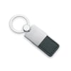 Stylish Metal and Leather Key Ring