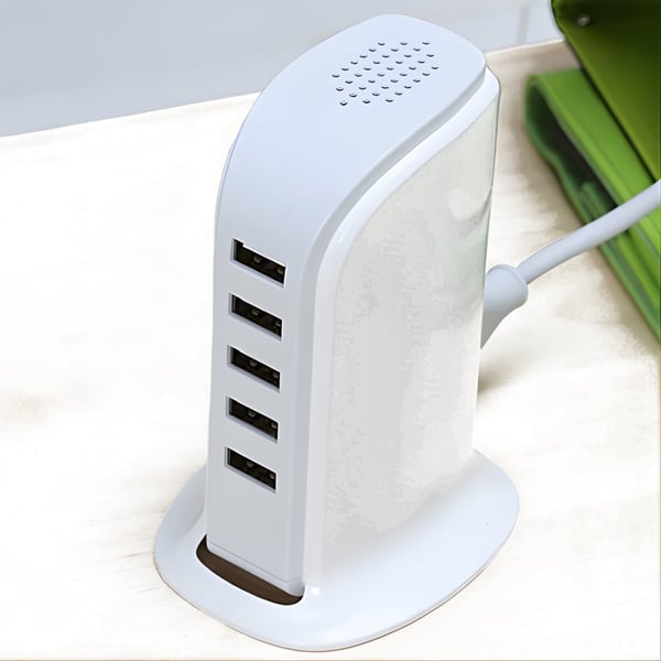 מטען USB רב יציאות - עם 6 יציאות, טעינה מהירה