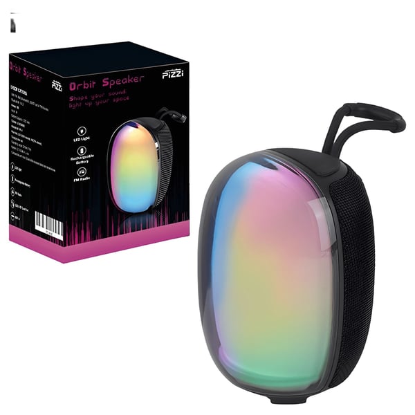 רמקול Bluetooth עוצמתי PiZZi Orbit עם סאונד היקפי 360°