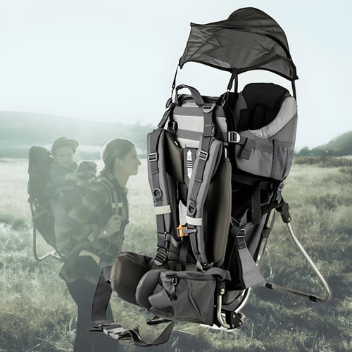 Go Nature Baby Carrier Gray - Advanced Back Carrier