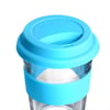 Glass Cup with Non-Slip Silicone 330 ml