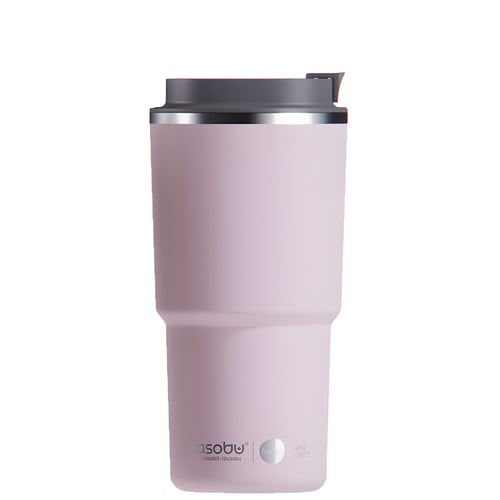 ספל תרמי נירוסטה 650 מ"ל עם ציפוי קרמי ומכסה למניעת נזילה מבית ASOBU