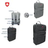 SWISS Laptop Backpack for Travel with USB Connector
