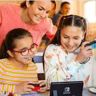 מארז מתנה Nintendo Switch עם ג’וי-קון + נרתיק סופר מריו + מגן מסך