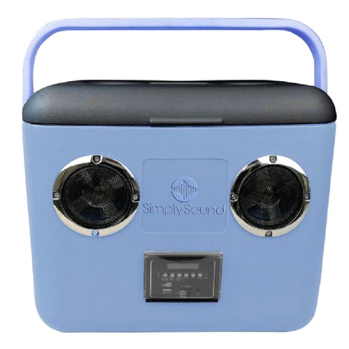 צידנית חדשנית עם רמקול Bluetooth מובנה ועמיד במים