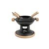 Cast Iron Fondue Set with Protective Coating