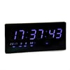 Modern Digital Clock with Blue LED Display