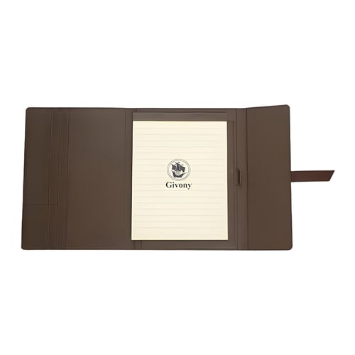 מחברת יוקרתית A5 PU דמוי עור עם סגירת רצועה מבית גבעוני