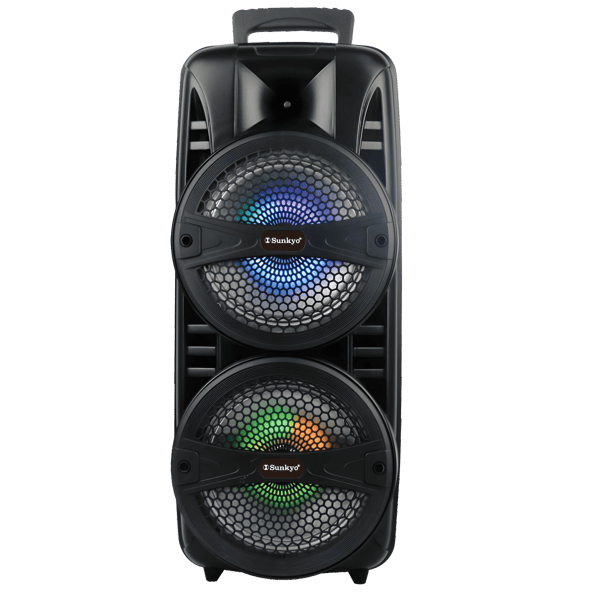 בידורית ניידת SUNKYO Bluetooth עם סאונד איכותי 8 אינץ'
