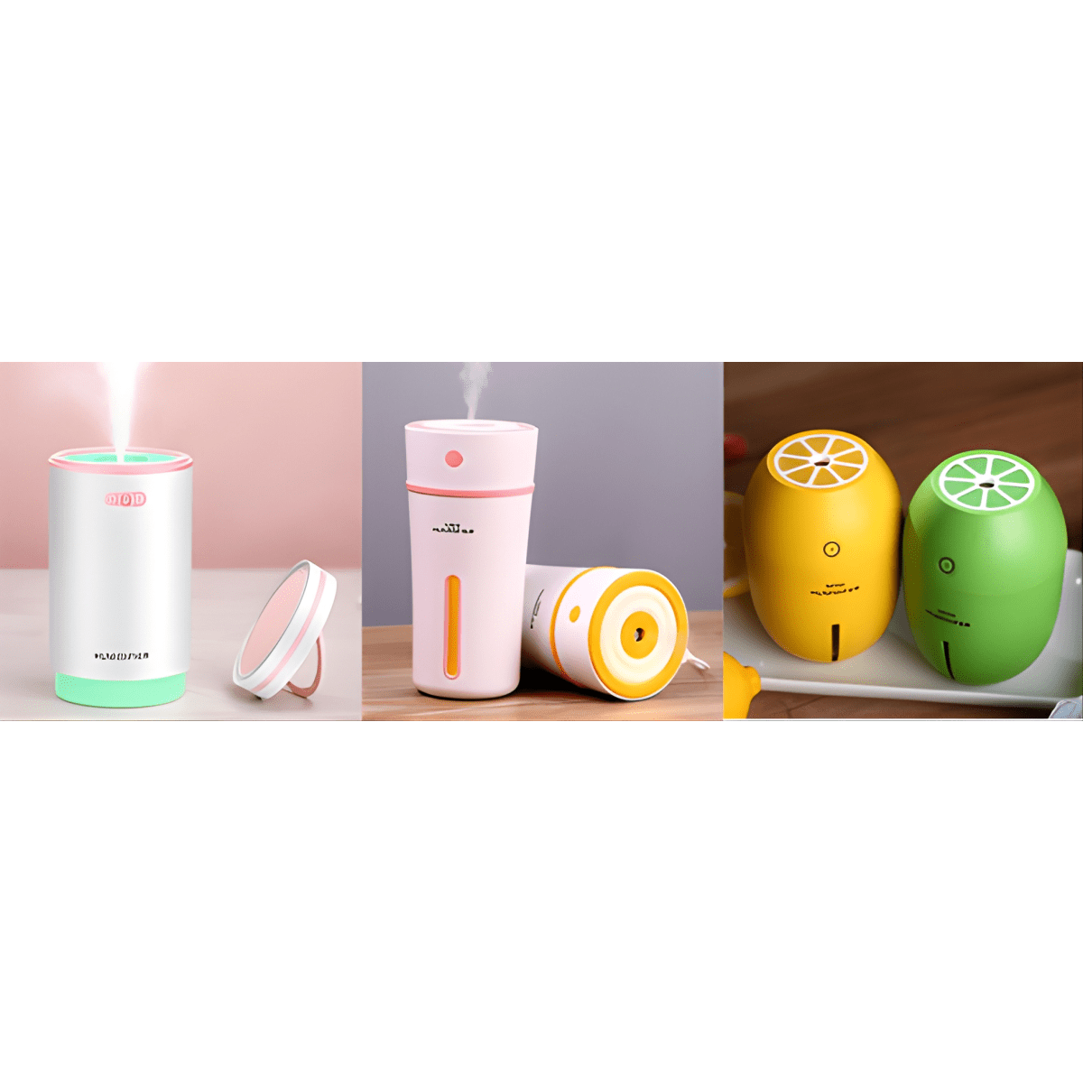 מפיץ ריח בצורת לימון עם אדים