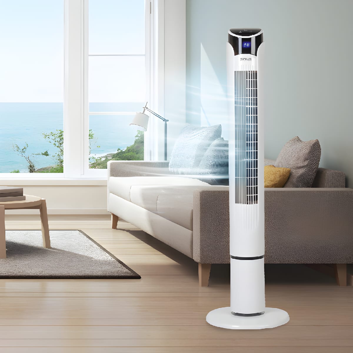 מאוורר מגדל עם WIFI קירור מתקדם מבית Sirius Living