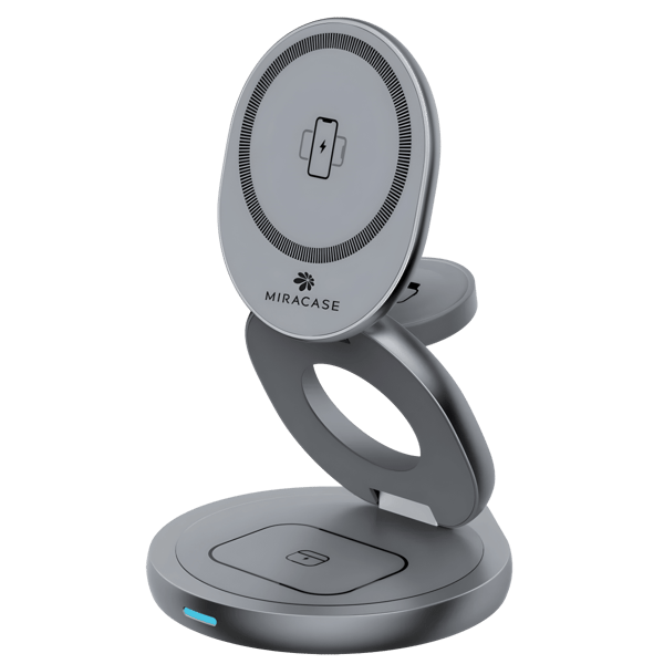 Professional 3-in-1 Foldable Wireless Charger from MIRACASE