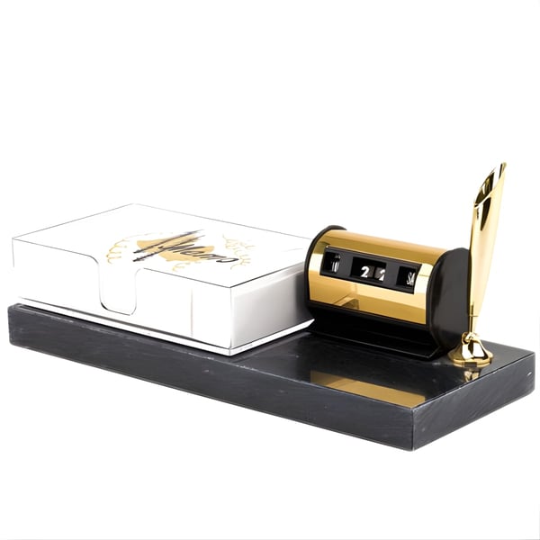 Designer Napkin Holder with Stamp