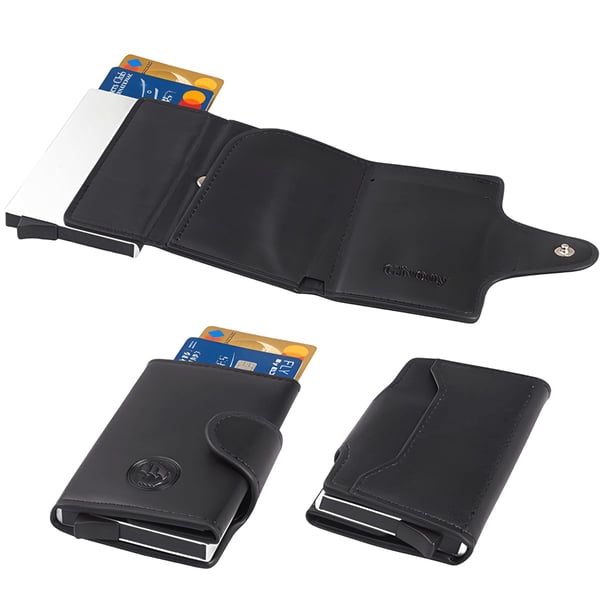 Luxury RFID & NFC Secure Wallet for Credit Cards and Cash