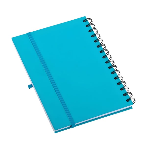 מחברת ספירלה A5 עם כריכה קשה במבחר צבעים - לופז