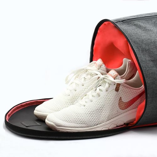 אפור מלאנג'/ שחור/ אדום