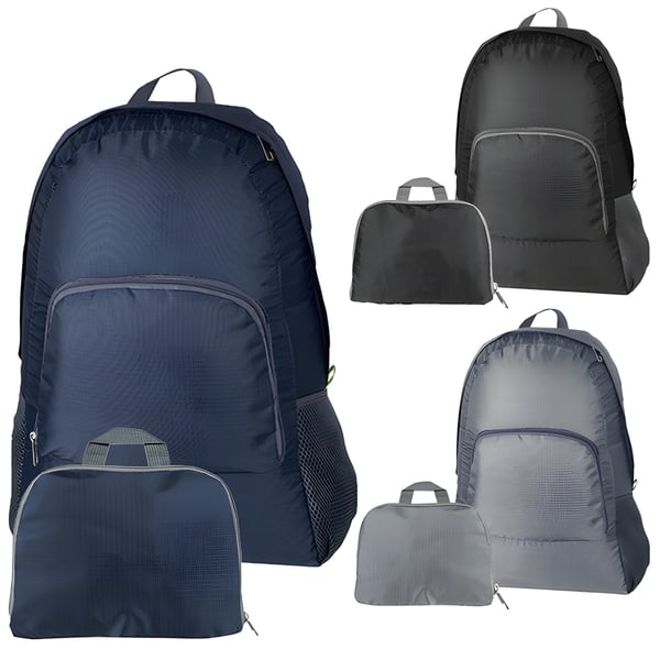 Foldable Travel Backpack with Compact Carry Pouch