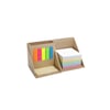 Cube-Shaped Desk Organizer with Sticky Notes and Pen Holder